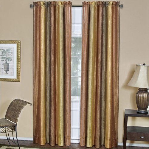 Ben&Jonah Collection Ombre Window Curtain Panel 50x84 - Autumn