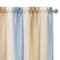 Ben&Jonah Collection Spectrum Rod Pocket Window Curtain Panel - 50x63 - Silver/Gold