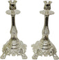 5th Avenue Collection Silver Plated Candle Sticks- 13 inch  H