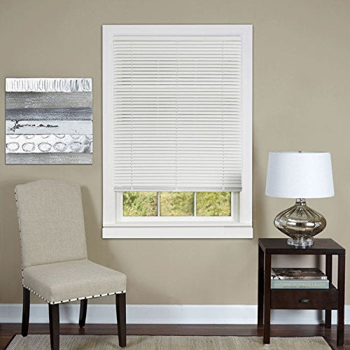 Park Avenue Collection Cordless Deluxe Sundown 1 inch  Room Darkening Mini Blind 27x64 - White