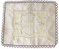 Ultimate Judaica Brocade Challah Cover With Plastic - 23 inch W X 19 inch H