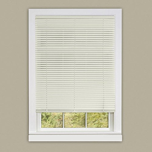 Ben&Jonah Collection Cordless Deluxe Sundown 1 inch  Room Darkening Mini Blind 29x64 - Alabaster