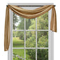 Ben&Jonah Collection Ombre Window Curtain Scarf 50x144 - Sandstone