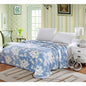 Ben&Jonah Designer Plush Twin MadisonÂ Micro Fleece Jacquard Blanket -Blue