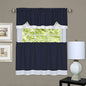 Park Avenue Collection Darcy Tier and Valance Set 58x24/58x14