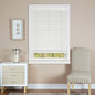 Plantation Collection Cordless Madera Falsa 2-Inch Faux Wood Blind - White - 36 inch  x 64 inch  (Actual Measurement 35.5 inch  x 64 inch )