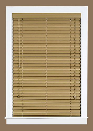 Park Avenue Collection Madera Falsa 2 inch  Faux Wood Plantation Blind 33x64 - Maple