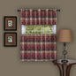Ben&Jonah Collection Harvard - Window Curtain Tier Pair - 57x24 Burgundy