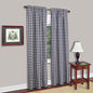 Park Avenue Collection Buffalo Check Panel - 42x63 - Navy
