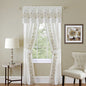 Ben&Jonah Collection Fairfield 5 Piece Window Curtain Set - 55x84 - White