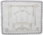 Ultimate Judaica Brocade Challah Cover with Heavy Plastic - 26 inch  x 22 inch 