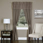 Ben&Jonah Collection Trellis - 5 Piece Window Curtain Set - 55x63 - Toffee