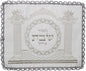 Ultimate Judaica Brocade Challah Cover with Heavy Plastic - 26 inch  x 22 inch 