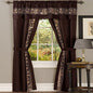 Park Avenue Collection Fairfield 5 Piece Set - 55x84 - Chocolate