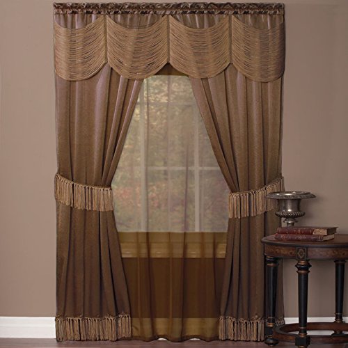 Park Avenue Collection Halley 6 Piece Set - 56x84 - Taupe