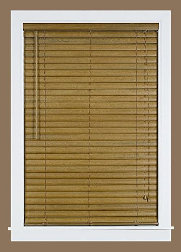 Park Avenue Collection Luna 2 inch  Vinyl Venetian Blind with 2 in. Valance 23x64 - Woodtone