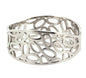Ben and Jonah Stainless Steel Ladies Polished Hinge Bracelet with Modern Oval Design