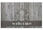 Ben&Jonah Collection Boardwalk Welcome Outdoor Rubber Entrance Mat 18 in. x 30 in.