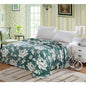 Ben&Jonah Designer Plush Full MadisonÂ Micro Fleece Jacquard Blanket -Green