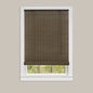 Park Avenue Collection Ashland Vinyl Roll-Up Blind 72x72 - Cocoa/Almond