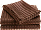 Ben&Jonah Designer Plush Queen 1800 Series Embossed Sheet Set - Chocolate