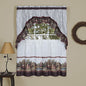 Park Avenue Collection Woodlands Tier & Swag Set 57x24 Tier Pair/57x36 Swag