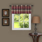 Ben&Jonah Collection Harvard - Valance w/10 Sm Grommets - 58x14 Burgundy