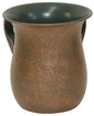 Ultimate Judaica Wash Cup Stainless Steel Black/Gold 5.5 inch H