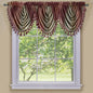 Ben&Jonah Collection Ombre Waterfall Valance - Burgundy