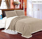 Cozy Home Ultra Soft Reversible Queen Blanket with Sherpa Lining - Beige