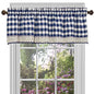 Ben&Jonah Collection Buffalo Check Window Curtain Valance - 58x14 - Navy