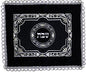 Ben and Jonah Elegant Velvet Challah Cover with Plastic II-23 inch W X 19 inch H