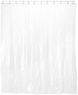 Royal Bath Extra Long 5 Gauge Vinyl Shower Curtain Liner With Metal Grommets In Frosty Clear, Size 72 Wide x 78 Long