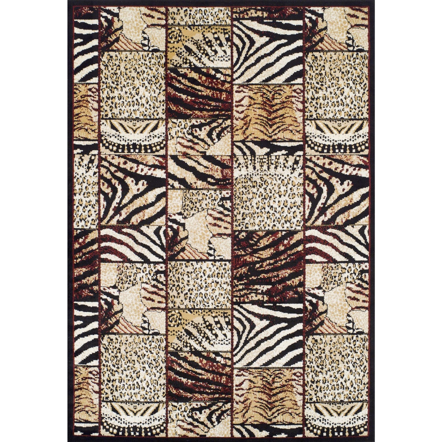 Traditional Elegance Toscano Collection Area Rug - Cheetah