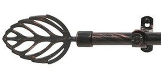 Traditional Elegance Decorative Rod & Finial Hoja 66-120