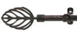 Traditional Elegance Decorative Rod & Finial Hoja 66-120