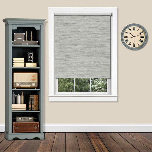 Ben&Jonah Collection Cordless Privacy Jute Shade Heather