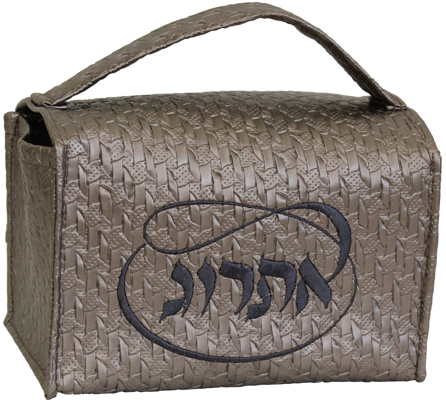 Ben and Jonah Esrog Box Vinyl - Taupe W/Grey Embroidery