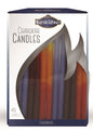 Ben&Jonah Chanukah Candles - Executive Collection - 45 Pack - Blue/Red/Orange - 6"