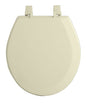 Traditional Elegance Elite 17 Inch Standard Wood Toilet Seat - Bone