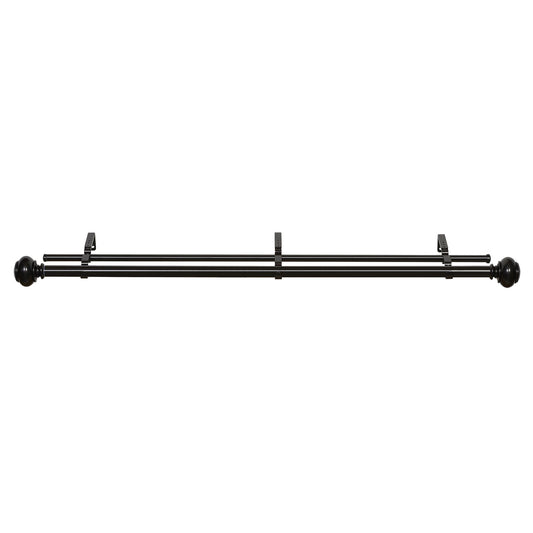Traditional Elegance Decorative Double Rod & Finial Benjamin 36-72
