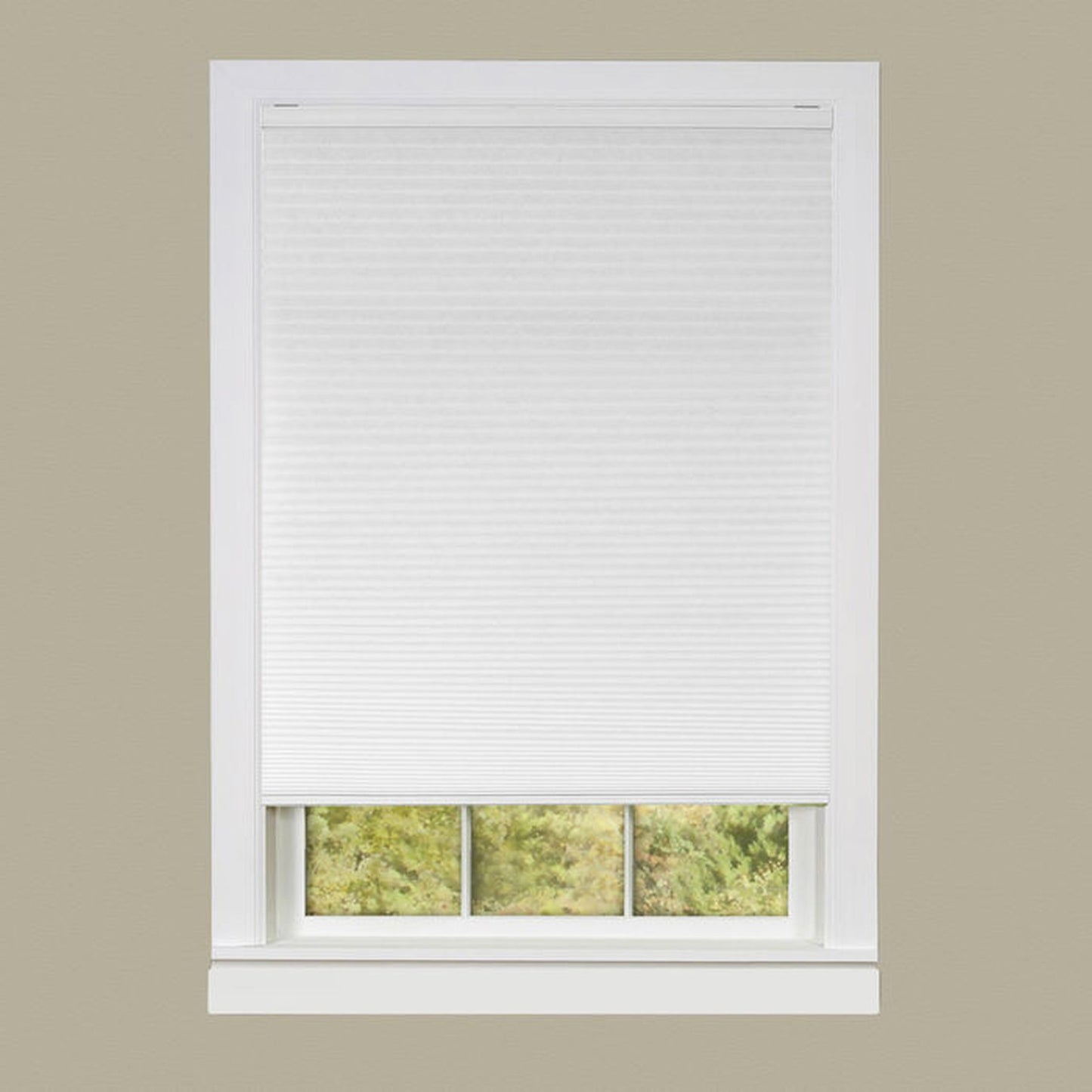 Traditional Elegance Cordless Honeycomb Cellular Pleated Shade 27x64 - White