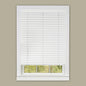 Traditional Elegance Cordless Eclipse 2" Vinyl Venetian Blind with 2 in. Valance 27x64 - White