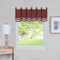 Traditional Elegance Bismark Window Curtain Valance - 58x14 - Burgundy