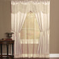 Traditional Elegance Halo 6 Piece Window Curtain Set - 56x84 - Ivory