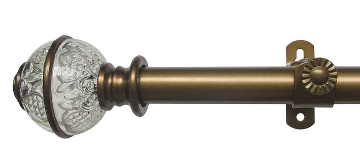 Traditional Elegance Decorative Rod & Finial Regina 66-120