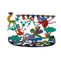 Ben&Jonah Children's Chanukah Menorah - Laser Cut - Hand Painted - Fairies  - 9" x 4" x 4.75"
