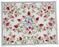 Ben and Jonah Challah Cover- Full Embroidery -Red/Pink Pomegranates- 19.75"W x 15.75"H