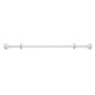 Traditional Elegance Decorative Rod & Finial Yorkshire White 28-48