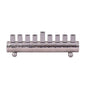 Ben&Jonah Chanukah Menrorah - Round Strip - Small - Natural -  7.5" x 2.5" x 1.5"